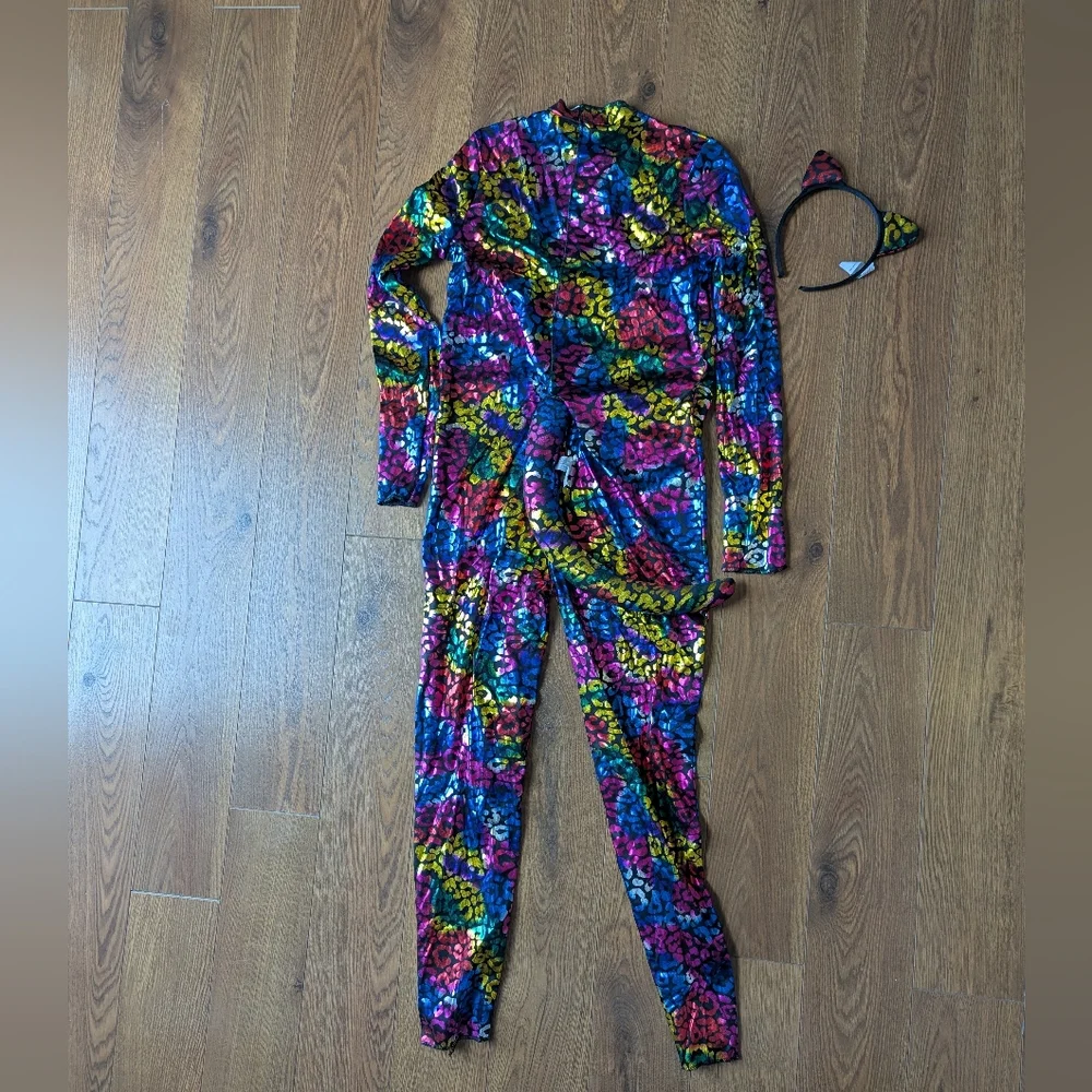 Hyde & Eek! Wild Cat Halloween Costume Kid Multicolor NWT  M L